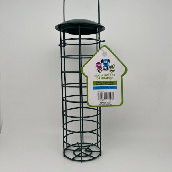 Mangeoire silo pour boules de graisse