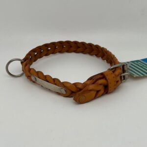 Collier Difac cuir tressé