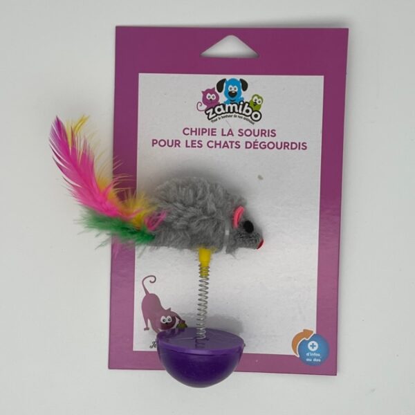 Culbuto souris grise 7.5cm