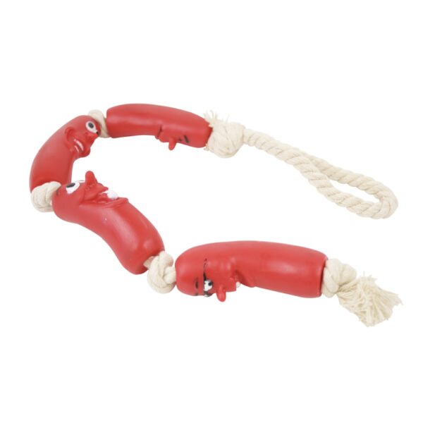 Chapelet 4 saucisses caoutchouc