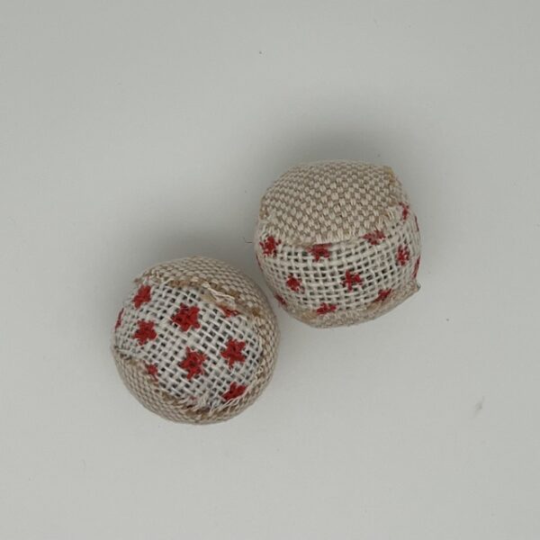 2 balles grelot chat 4 cm