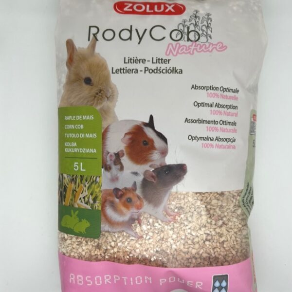 Litière rongeurs rodycob nature 5l