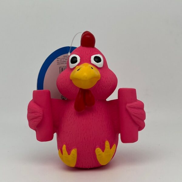 Jouet poule latex