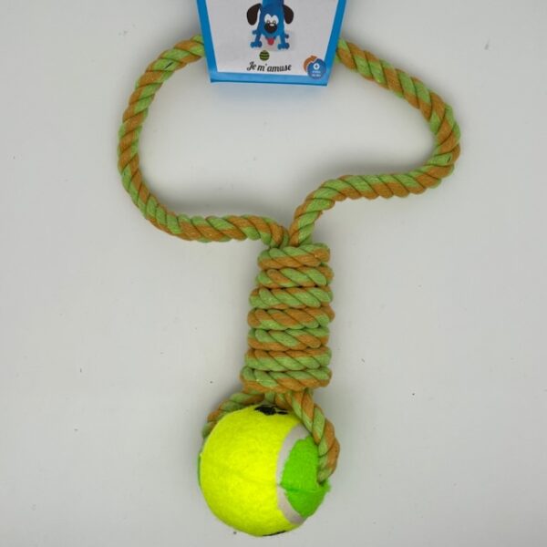 Corde avec balle de tennis