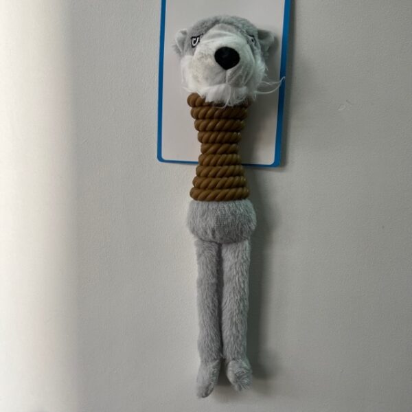 Peluche chien loup