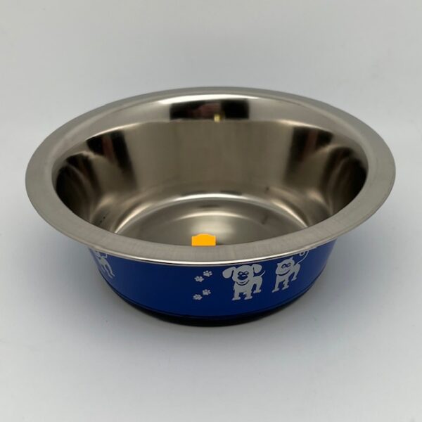 Gamelle inox décor pattes 16 cm