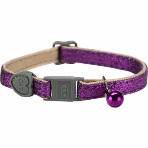 Collier chat paillette