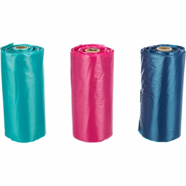 Sacs ramasse crottes avec poignées - 8 rouleaux – Image 2