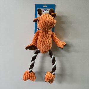 Peluche cerf velours