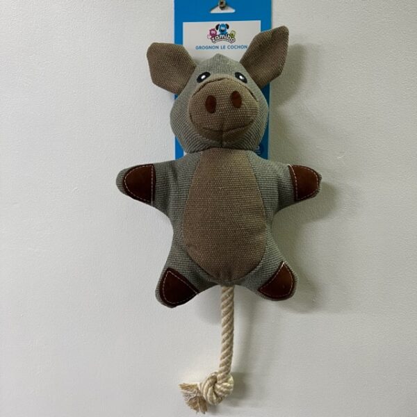Peluche cochon sonore