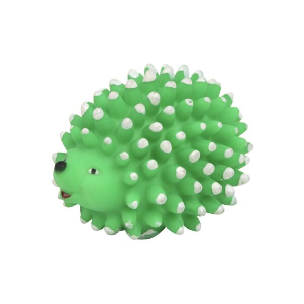 Hérisson petit chien vert