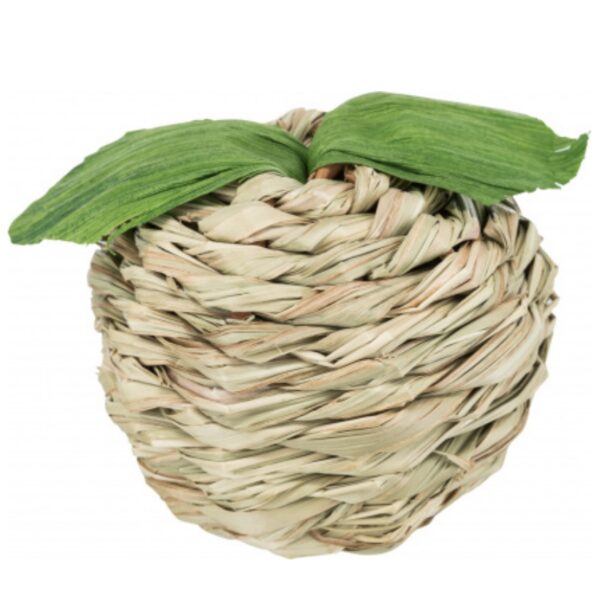 Jouet paille rongeurs pomme 7cm