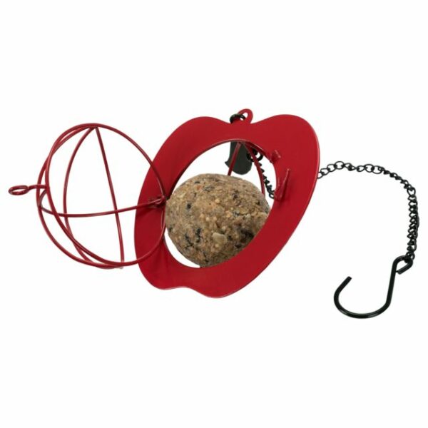 Mangeoire boule de graisse pomme en métal – Image 3
