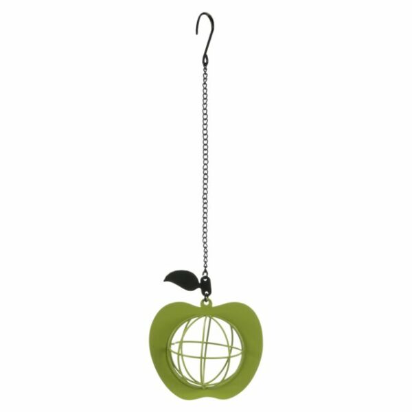 Mangeoire boule de graisse pomme en métal