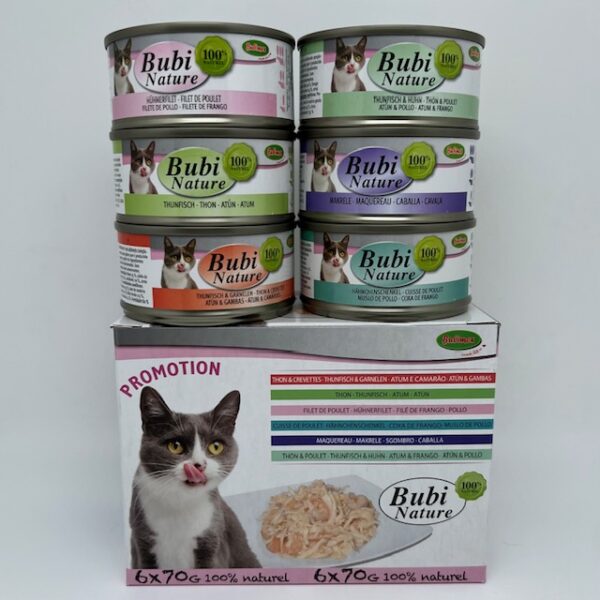 Bubi nature chat 6x70g