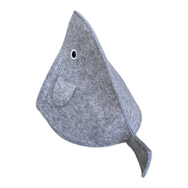 Niche chat poisson en feutre 55 x 40 cm – Image 3