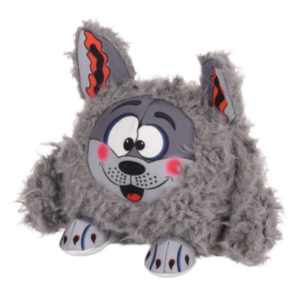 Peluche chien Tazma loup gris