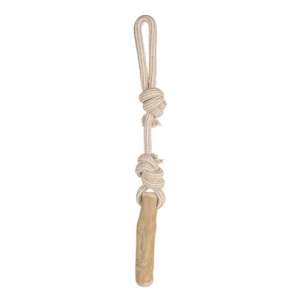 Jouet chien corde + bâton de java M