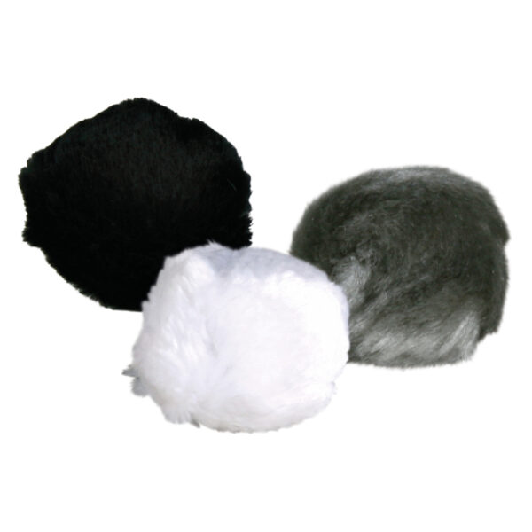 Jouet balle pour chat en peluche