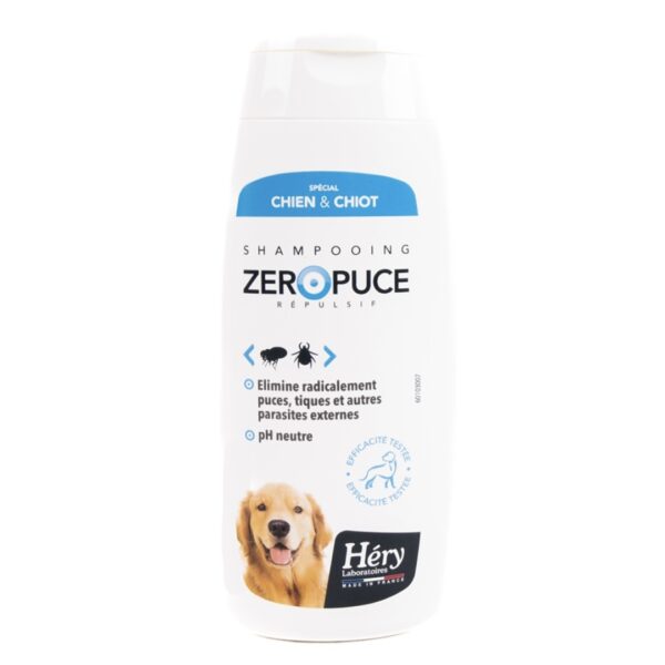 Shampooing chien Héry zéro puces 200ml