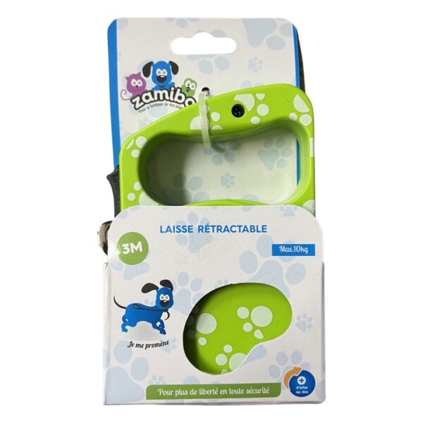 Laisse rétractable - 3M - 10kg