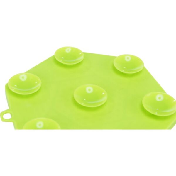 Assiette à lécher 17cm vert avec ventouses – Image 2