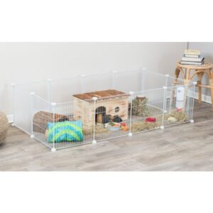 Enclos intérieur en métal/plastique 140x35x70cm