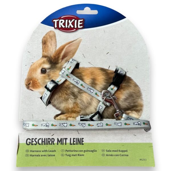 Harnais + laisse lapin 25 - 44 cm – Image 4