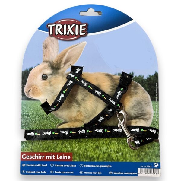 Harnais + laisse lapin 25 - 44 cm – Image 5