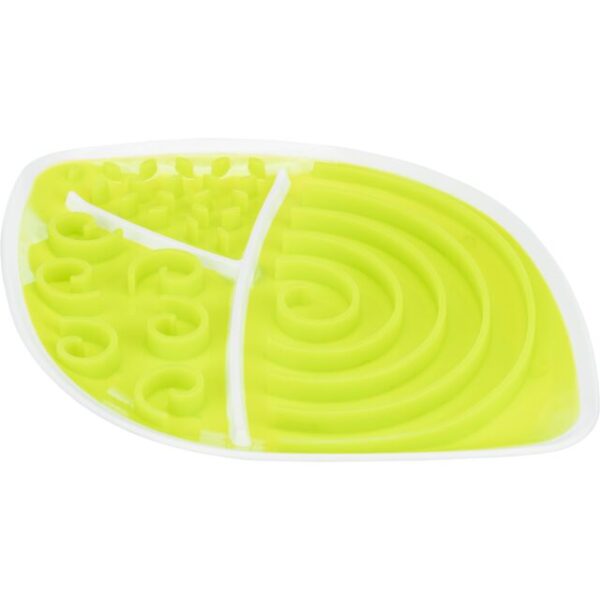 Plateau léchage Lick'n'snack feuille 28 x 21 cm