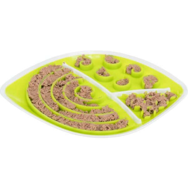 Plateau léchage Lick'n'snack feuille 28 x 21 cm – Image 2