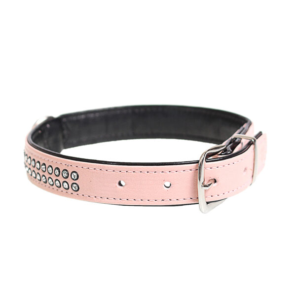 Collier Crystal Chic en similicuir avec cristaux Swarovski – Image 2