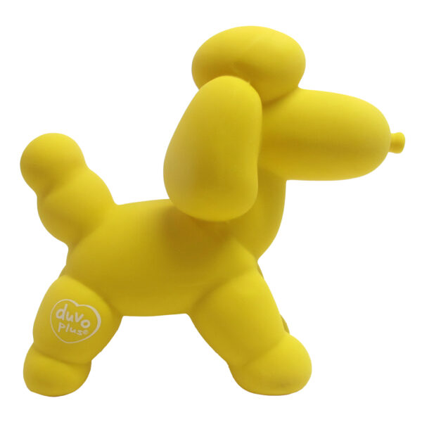 Latex balloon caniche jaune