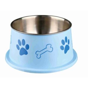 Gamelle pour chiens à longues oreilles, inox/plastique
