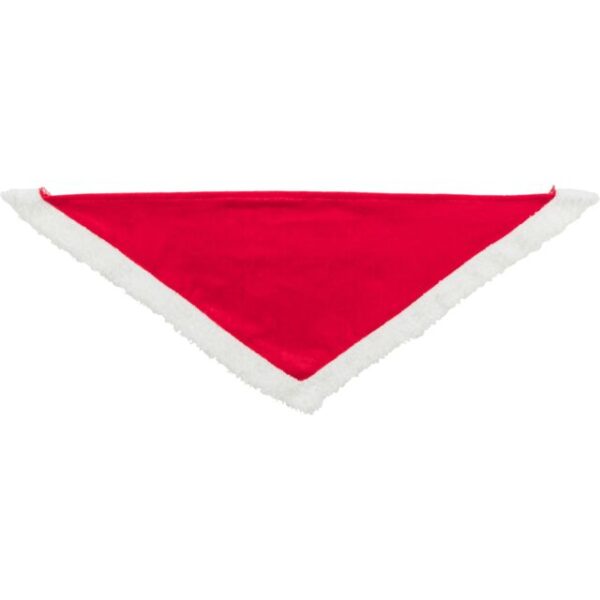 Foulard de noël aspect velours