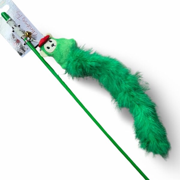 Canne à pêche avec peluche et ruban