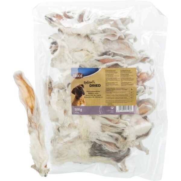 Oreilles de lapin avec poils 500g