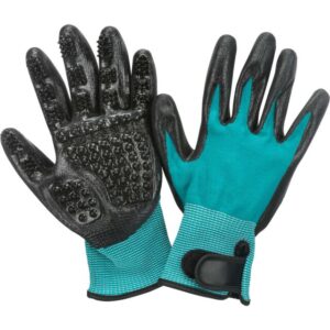 Gants soin du pelage avec doigts