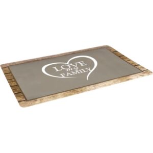 Tapis de sol Shabby Chic Love my family 43 x 28.5 cm
