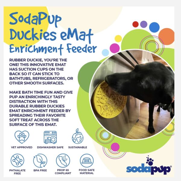 SODAPUP - Tapis de léchage - Canard – Image 2