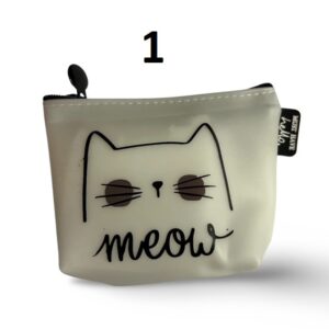 Porte monnaie chat