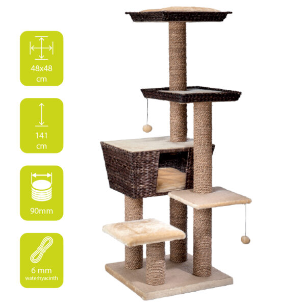 Arbre à chat trend tree curacao 141 cm – Image 2