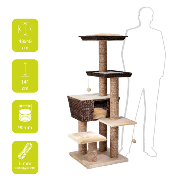 Arbre à chat trend tree curacao 141 cm – Image 3