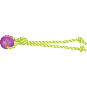 Balle TPR avec corde aqua toy 7cm/21cm