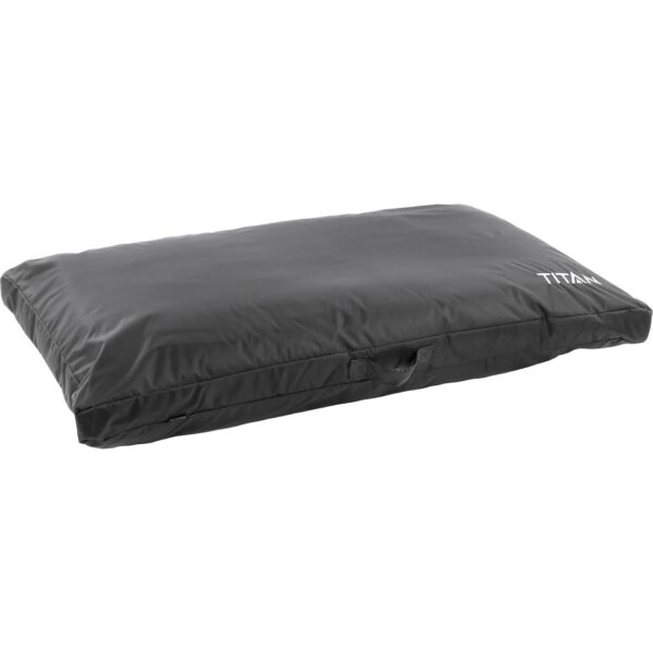 Coussin déperlant Titan noir 120 x 75 x 8 cm