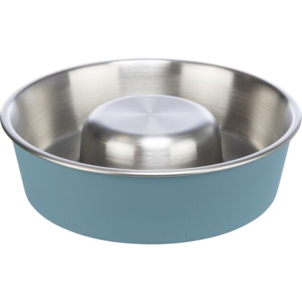 Gamelle anti glouton inox/plastique 1l - 21 cm