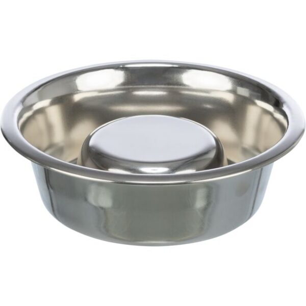 Gamelle anti glouton inox