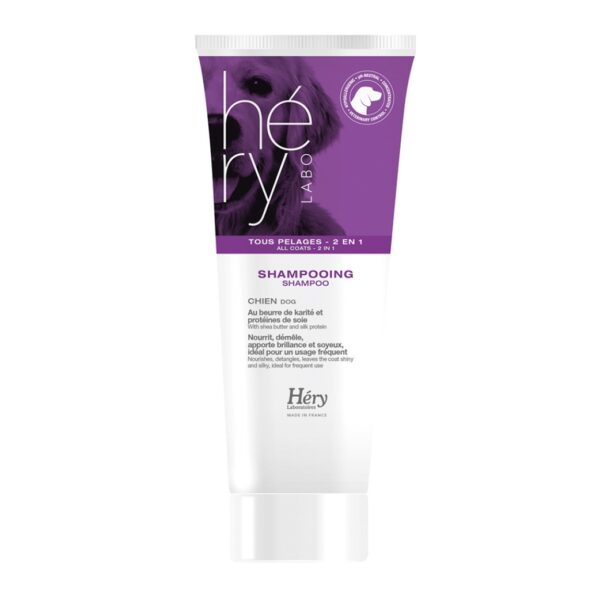Shampooing chien Hery tous pelage 2en1 200ml