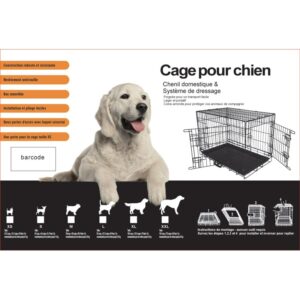 Cage métal pliante