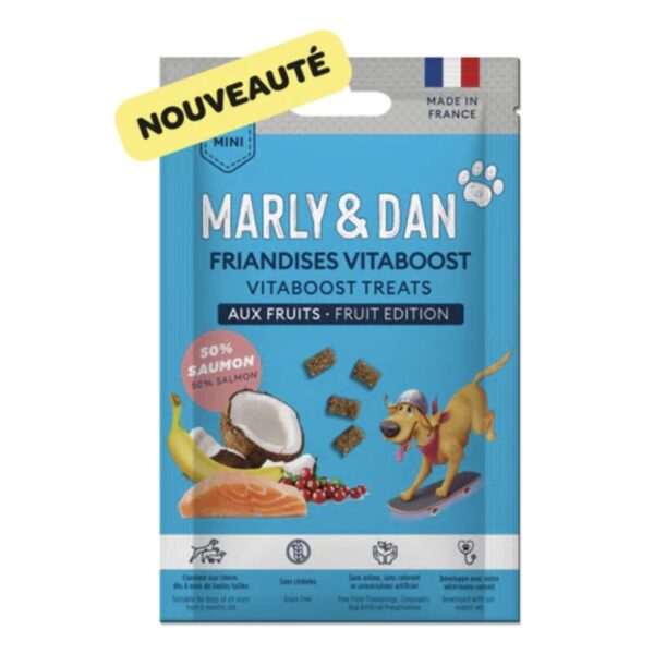 Friandises éducation Marly & Dan Vitaboost Fruits 20g